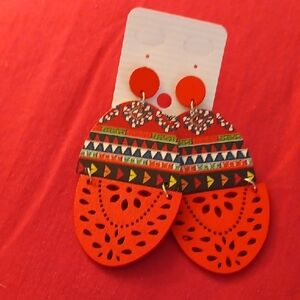 Colorful Geometric Earrings